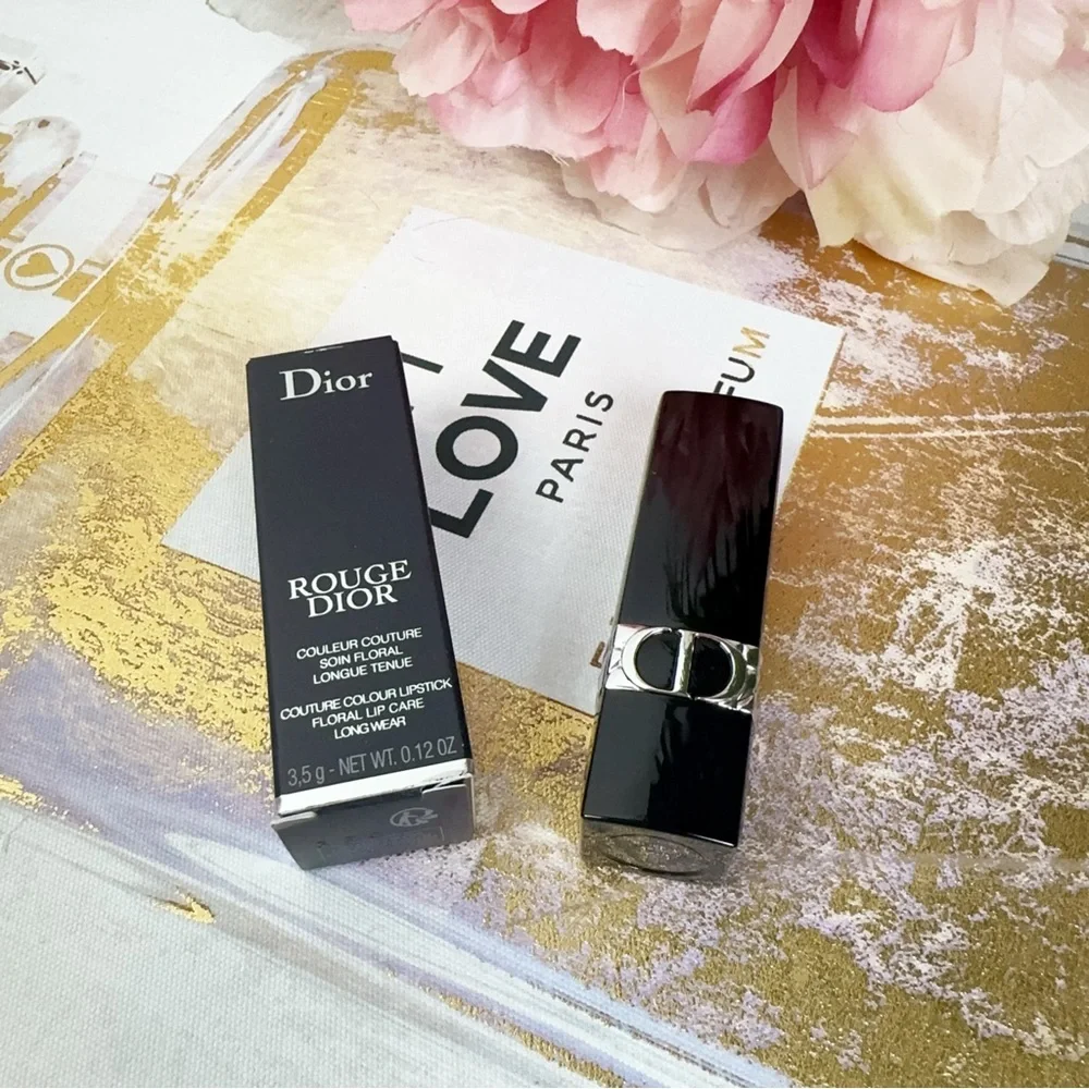 Dior Rouge Dior Lipstick 525 Cherie - a radiant rosewood - Picture 3 of 5